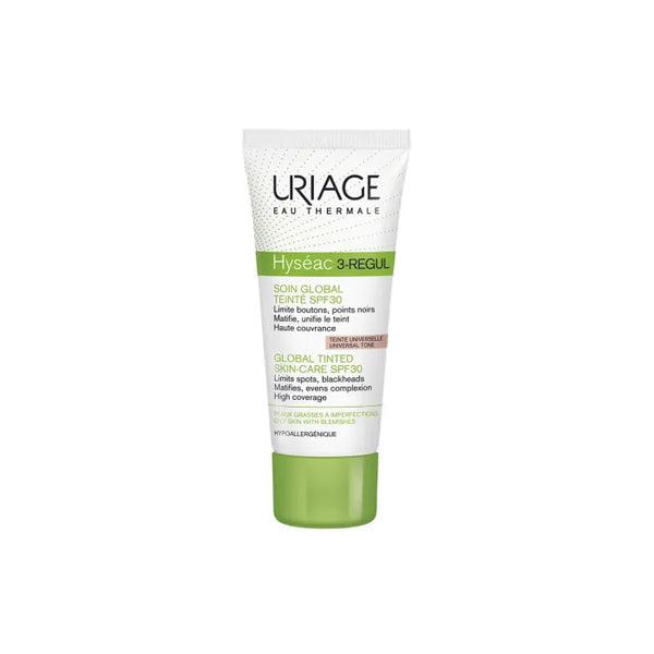 Uriage Hyséac 3-Regul Soin Global Teinté Spf30 Teinte Universelle 40ml - Batty Beauty