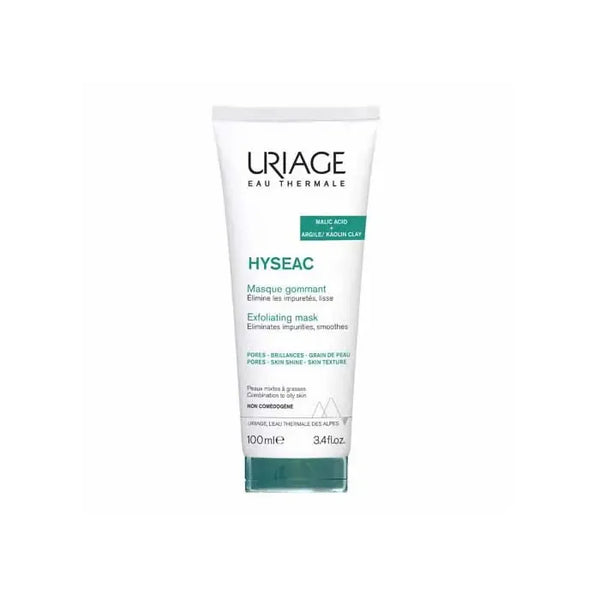 Uriage Hyseac Masque Exfoliant Visage Peaux Mixtes/Grasses 100ml - Batty Beauty