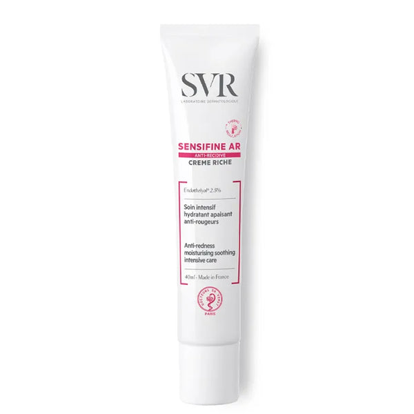 Svr Sensifine Ar Crème Riche Soin Intensif Hydratant Apaisant Anti-Rougeurs 40ml - Batty Beauty