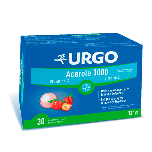 Urgo Acerola Vitamine C 30 Comprimés - Batty Beauty