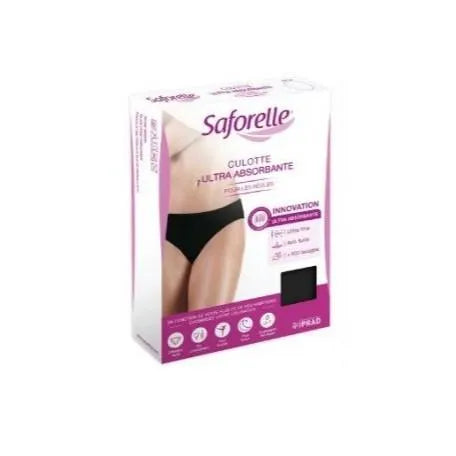 Saforelle Culotte Ultra Absorbante Noir Taille Xl - Batty Beauty
