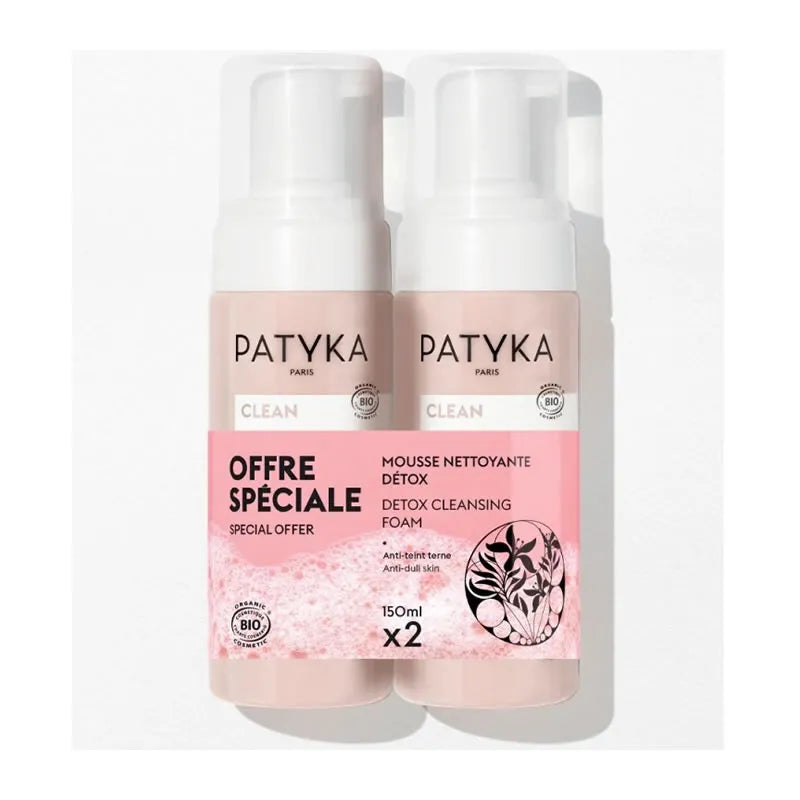 Patyka Duo Mousse Nettoyante Détox