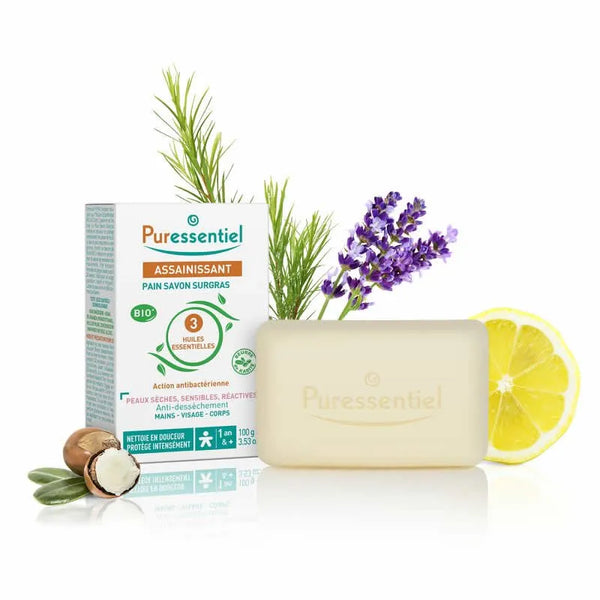 Puressentiel Pain Savon Surgras Bio 100g - Batty Beauty