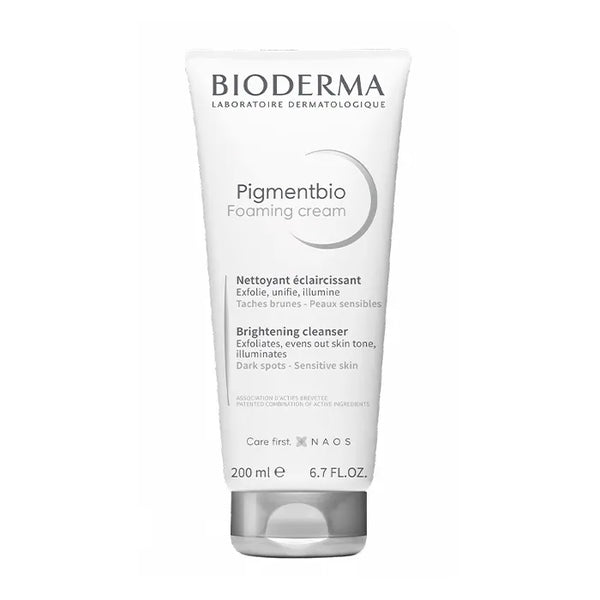 Bioderma Pigmentbio Foaming Cream Exfoliating Cleasing 200ml - Batty Beauty