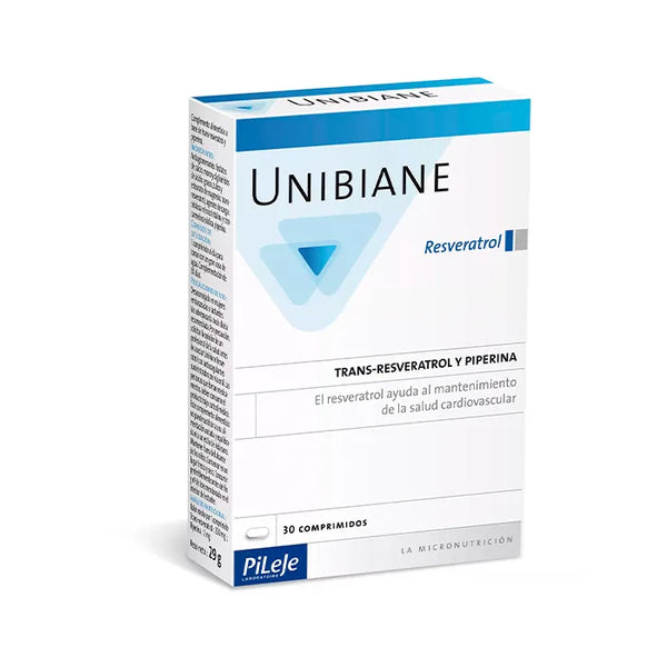 Pileje Unibiane Resveratrol 30 Capsules - Batty Beauty