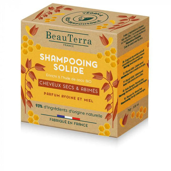 Beauterra Solide Champú De Avena y Miel 75g - Batty Beauty