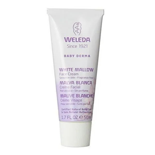 Weleda Crème Protectrice Visage À La Mauve Blanche 50ml - Batty Beauty
