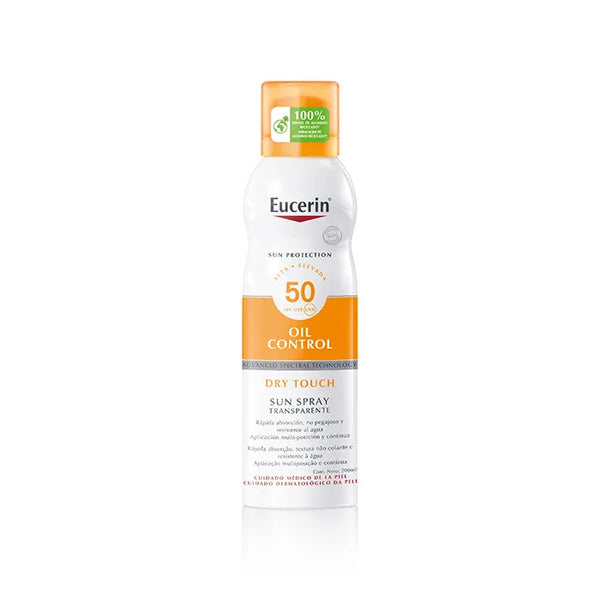 Eucerin Spray Solaire Transparent Toucher Sec Spf50 200ml - EUCERIN