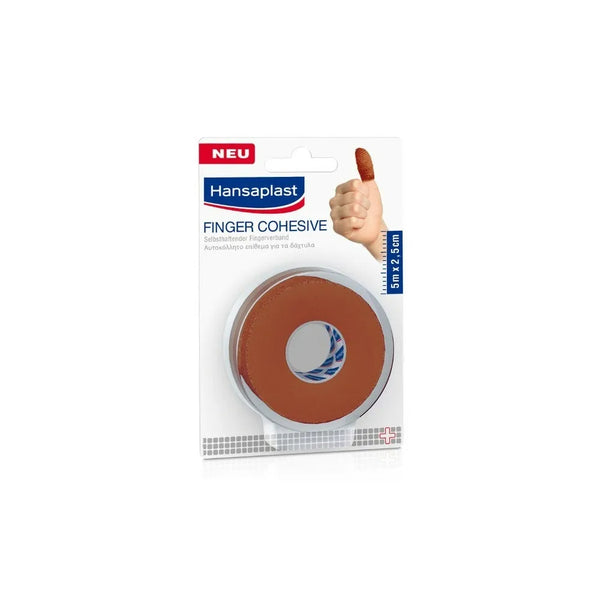 Hansaplast Bandage Cohésif Brun Pour Les Doigts 5m X 2,5cm - Batty Beauty