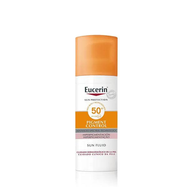 Eucerin Sun Protection Fluid Pigment Control Spf50 Hyperpigmentation Skins 50ml - Batty Beauty