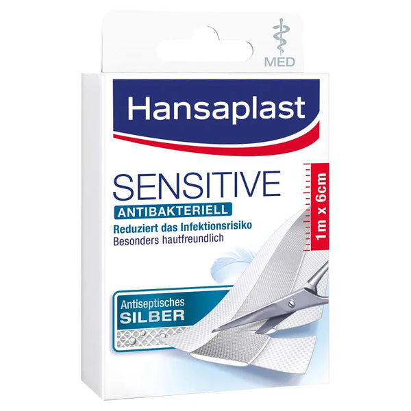 Hansaplast Med Sensitive 1mx6cm 1pc - Batty Beauty
