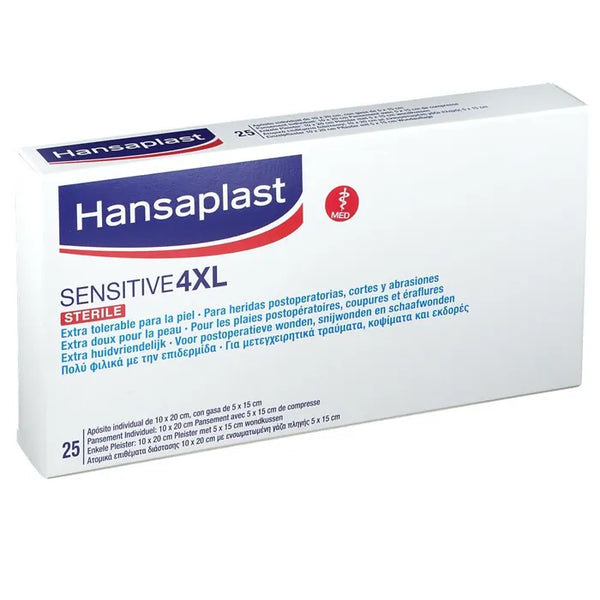 Hansaplast Sensitive 4Xl 25 Units - Batty Beauty