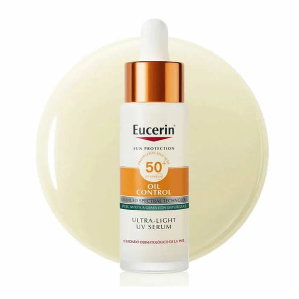 Eucerin Sun Face Oil Control Serum UV FPS50+ 30ml - Batty Beauty