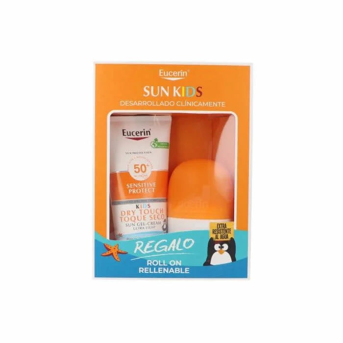 Eucerin Sun Protection Kids Gel Cream Spf50+ + Refillable RollOn