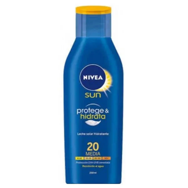 Nivea Sun Lait Protect And Hydrate Spf20 200ml - Batty Beauty