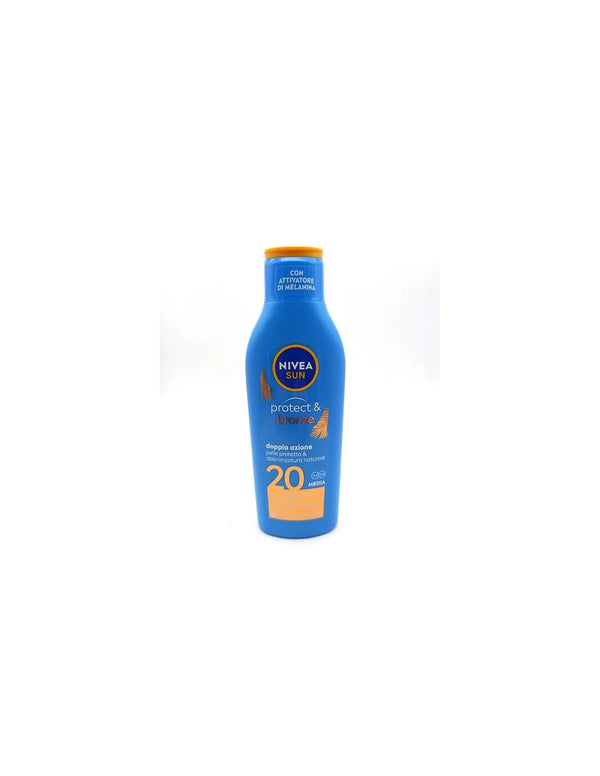 Nivea Sun Protege y Broncea Leche Solar Spf20 200ml - Batty Beauty