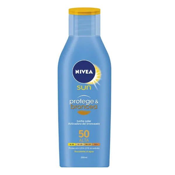 Nivea Sun Lait Protecteur Protect And Bronze Spf50 200ml - Batty Beauty
