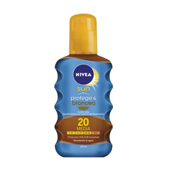 Nivea Sun Huile Sèche Protect And Bronze Spf20 200ml - NIVEA