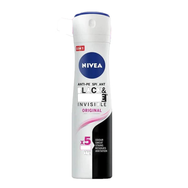 Nivea Black y White Desodorante Original 150ml - Batty Beauty