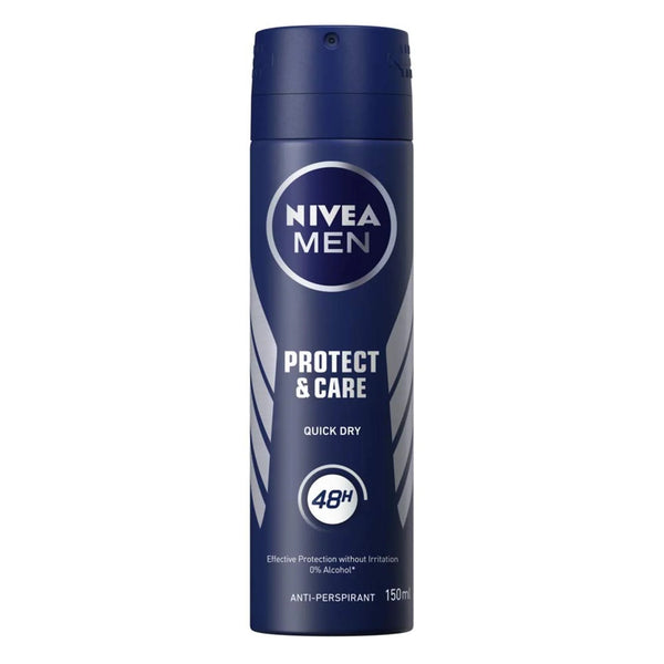 Nivea Men Protect y Care Desodorante Sin Alcohol 150ml - Batty Beauty