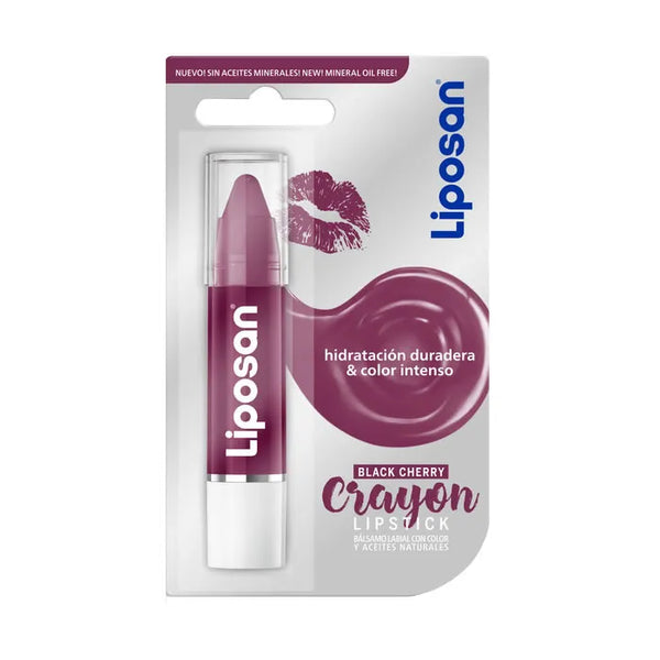 Liposan Crayon Baume À Lèvres Avec Couleur Black Cherry - Batty Beauty