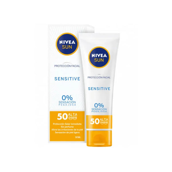 Nivea Sun Facial Sensitive Spf50 50ml - NIVEA