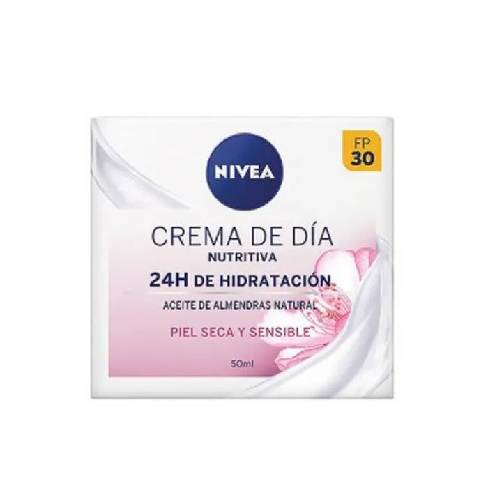 Nivea Nourishing Day Cream 24h Hydration Dry And Sensitive Skin