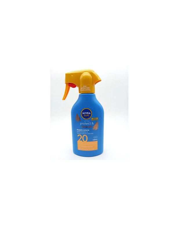 Nivea Sun Protege y Broncea Leche Solar Pistola Spf20 270ml - Batty Beauty