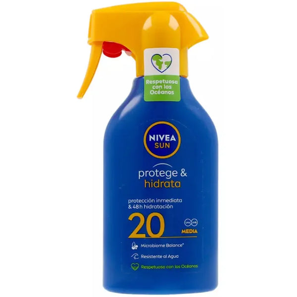 Nivea Sun Protectrice Et Hydratante Solaire Spf20 270ml - Batty Beauty
