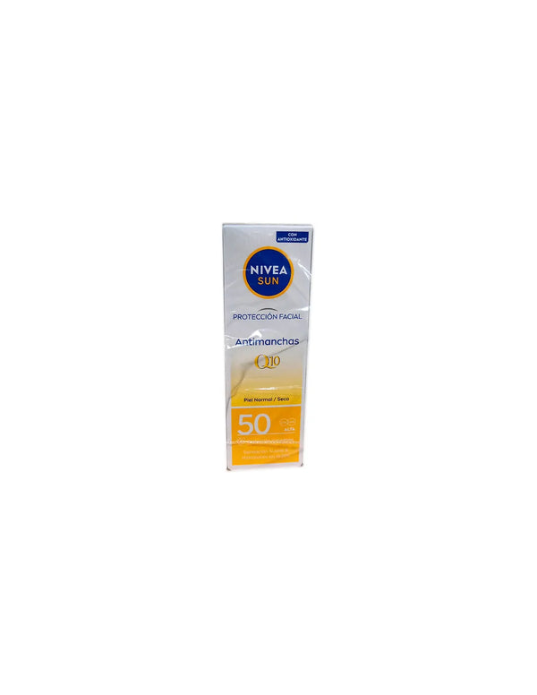 Nivea Sun Facial Control De Brillos Tono Medio Spf50 50ml - Batty Beauty