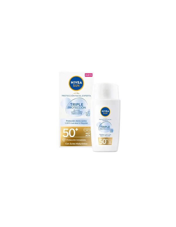 Nivea Sun Triple Proteccion Fluido Ultraligero Facial Spf50 40ml - Batty Beauty
