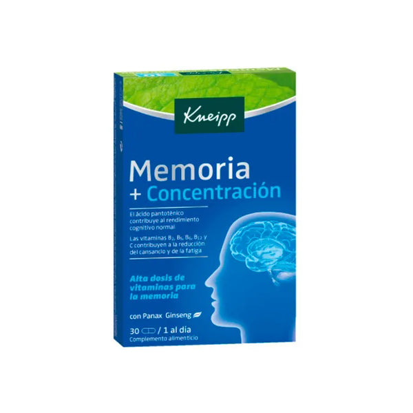 Kneipp Mémoire Concentration 30 Caps - Batty Beauty