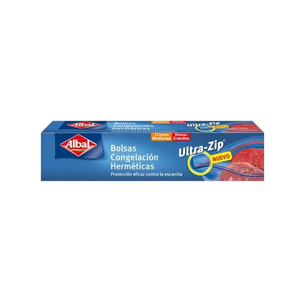 Albal Ultra-Zip Freezing Bag 2 Sizes 20 Units - ALBAL