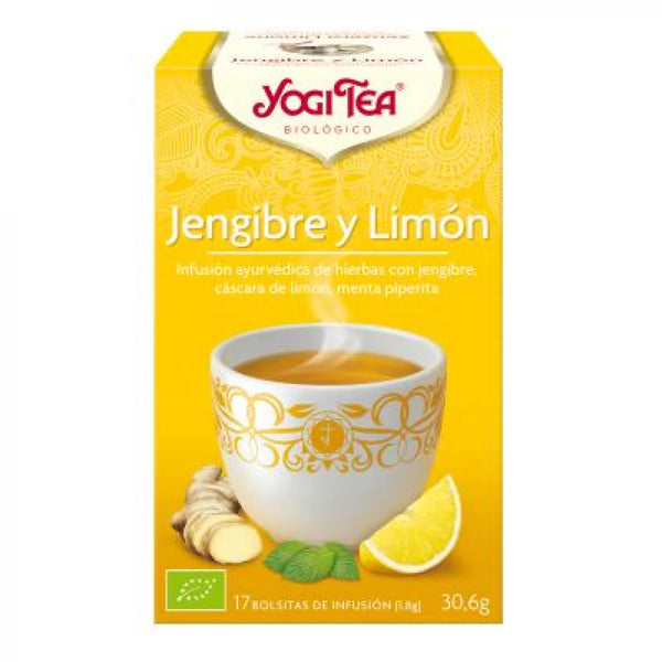 Yogi Tea Jengibre y Limon 17 Bolsitas - Batty Beauty