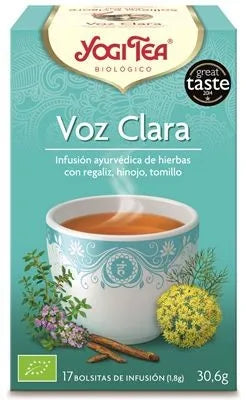 Yogi Tea Voz Clara 17 Bolsitas - Batty Beauty