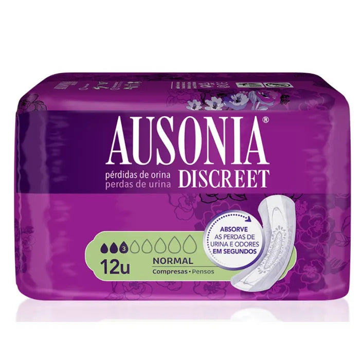 Ausonia Discreet Serviettes Pour Incontinence Normale 12 Unités