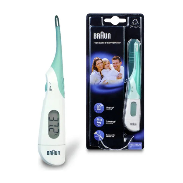 Braun Thermomètre Numérique Flexible PRT1000 - Batty Beauty