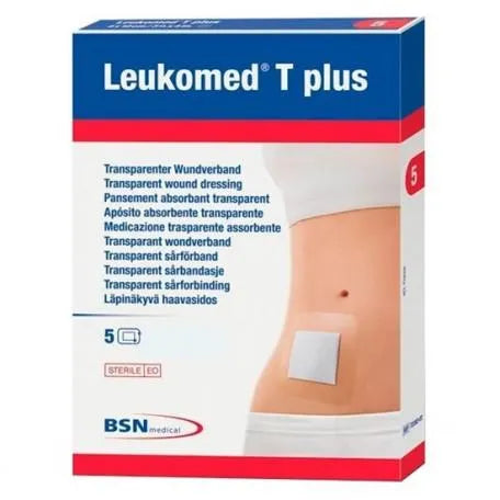 Bsn Medical Leukomed T Plus Apósito Absorbente Transparente 10x35 Cm 5 Unidades Bsn Medical