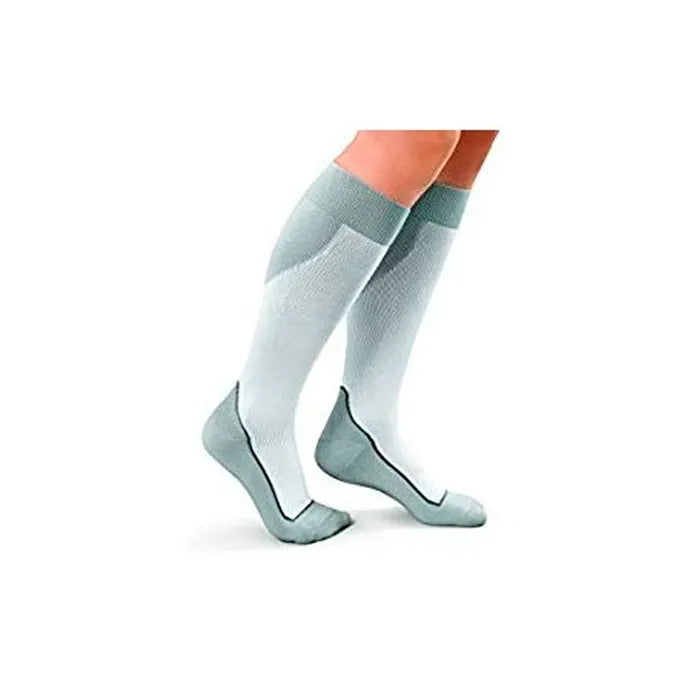 Jobst Sport Chaussettes Blanc Gris S