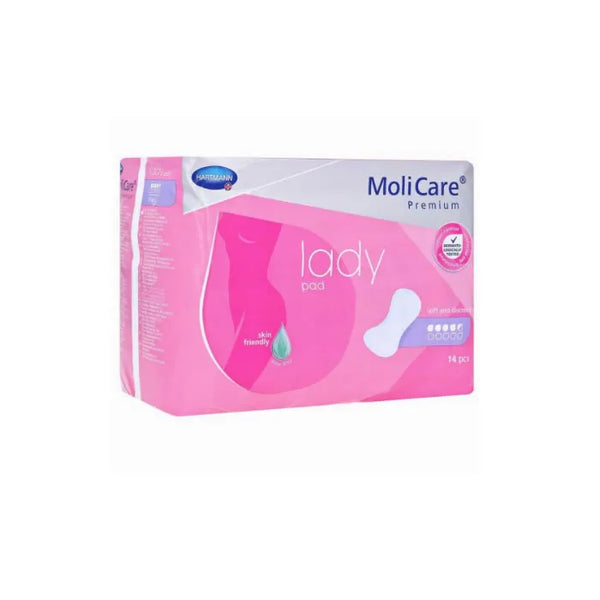 Hartmann MoliCare Lady 4.5 Drops Absorbent Protectors 14 Units - Batty Beauty
