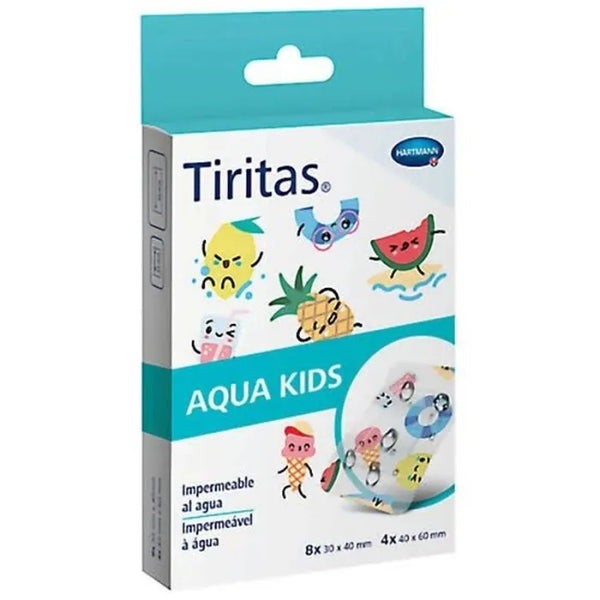 Hartmann Pansements Adhésifs Aqua Kids 2 Tailles 12U - Batty Beauty