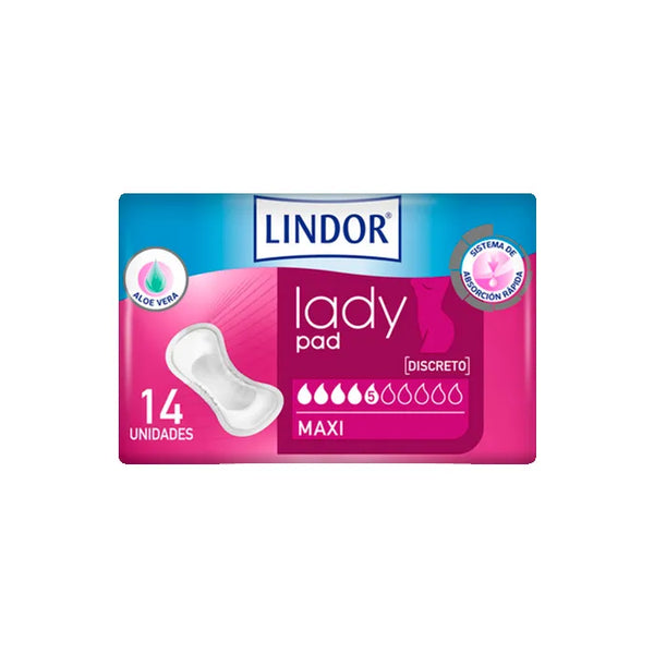 Hartmann Lindor Lady Pad Maxi 5 Gouttes 14U - Batty Beauty