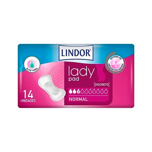 Hartmann Lindor Pad Normal 3 Gouttes 14U - Batty Beauty