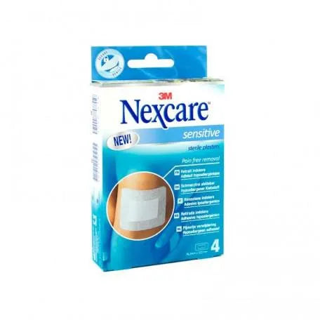 Nexcare 3m Apositos Nexcare Sensitive Esterilizados 4uds 7,6 X 10,1cm - Batty Beauty