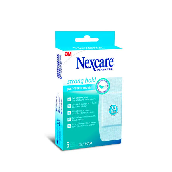 Nexcare Sensitive 360º Maxi 5 Silicone Plasters 50mm x 100mm - Batty Beauty