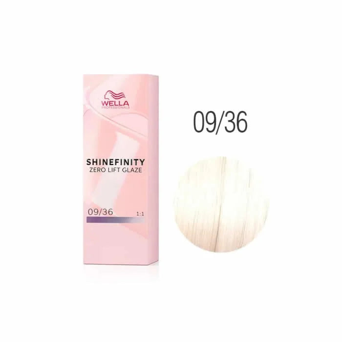 Wella Shinefinity Zero Lift Glaze Vanilla 9-36 Very Light Golden Blonde