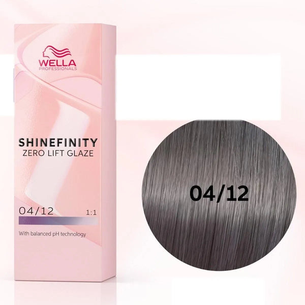 Wella Shinefinity Zero Lift Glaze Tinte 04-12 60ml - Batty Beauty