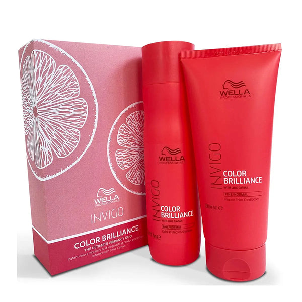 Wella Invigo Color Brilliance Duo Champu 1un Acondicionador 1u - Batty Beauty