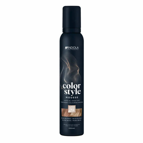 Indola Color Style Mousse Beige Blonde 200ml - INDOLA