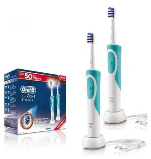 Oral-B Oral B Electric Toothbrush Vitaly Trizone 2 Units - Batty Beauty